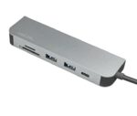 Logilink Cardreader en Docking 1xVideo USB-C, 60W, 4K, 6 Port