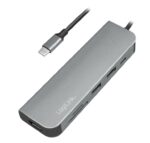 Logilink Cardreader en Docking 1xVideo USB-C, 60W, 4K, 6 Port - Afbeelding 3