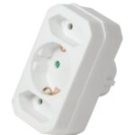 Stekkerdoosadapter 3-voudig / Wit / LogiLink
