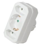 Stekkerdoosadapter 3-voudig / Wit / LogiLink