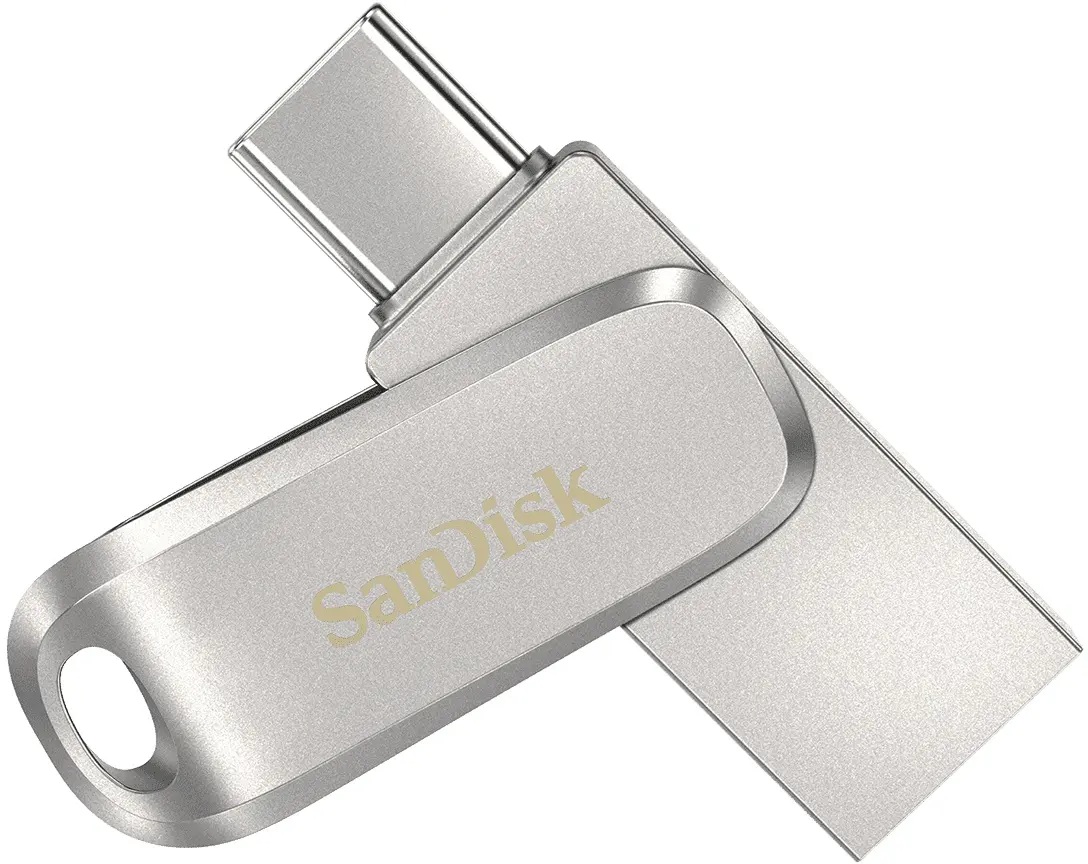 a58747 Sandisk 32GB USB stick USB-C en USB-A Ultra Dual Drive Luxe USB3.1 - Afbeelding 1