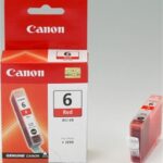 Canon BCI-6R  Inktcartridge - Rood (Bevat 13 ml)