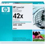 HP toner 42X black HC (tot 20.000 pagina's met 5% bedrukt)