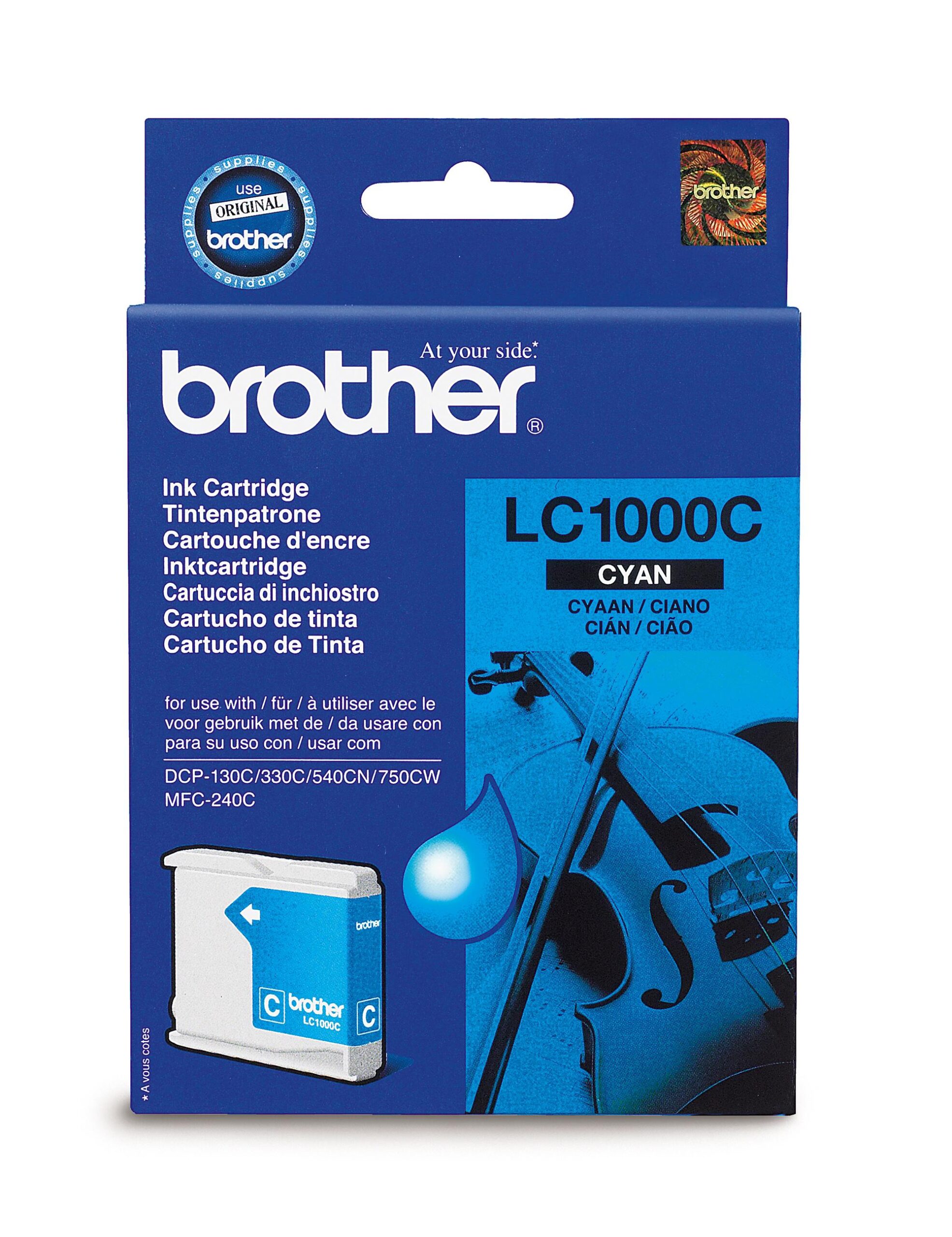 a14451 Brother LC1000C (Tot 400 pagina's met 5% bedrukt) Cyaan - Afbeelding 1
