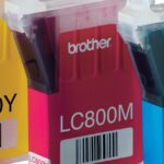 Brother LC-800M (Tot 400 pagina's met 5% bedrukt) Magenta OEM