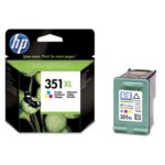 HP 351XL kleuren ink with vivera inks (tot 580  pagina's met 5% bedrukt)