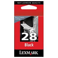 a14740 Lexmark NR.28 inkcartridge 18C1428 - Zwart (Tot 175 pagina's met 5% bedrukt) - Afbeelding 1