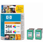 HP 344 Inktcartridge Duo-Pack C9505EE Kleur (tot 2 X 450 pagina's met 5% bedrukt)
