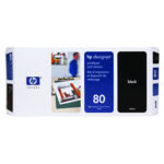 Hp 80 Reiniger C4820A printkop zwart en printkop reiniger
