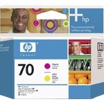 HP 70 Printkop C9406A - magenta en geel