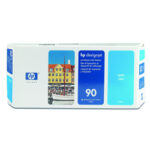 HP 90 printkop en printkopreiniger - Cyaan (Bevat 225 ml)