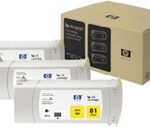 Hp 81 Multi pack C5069A - Geel (3 X 680ML)