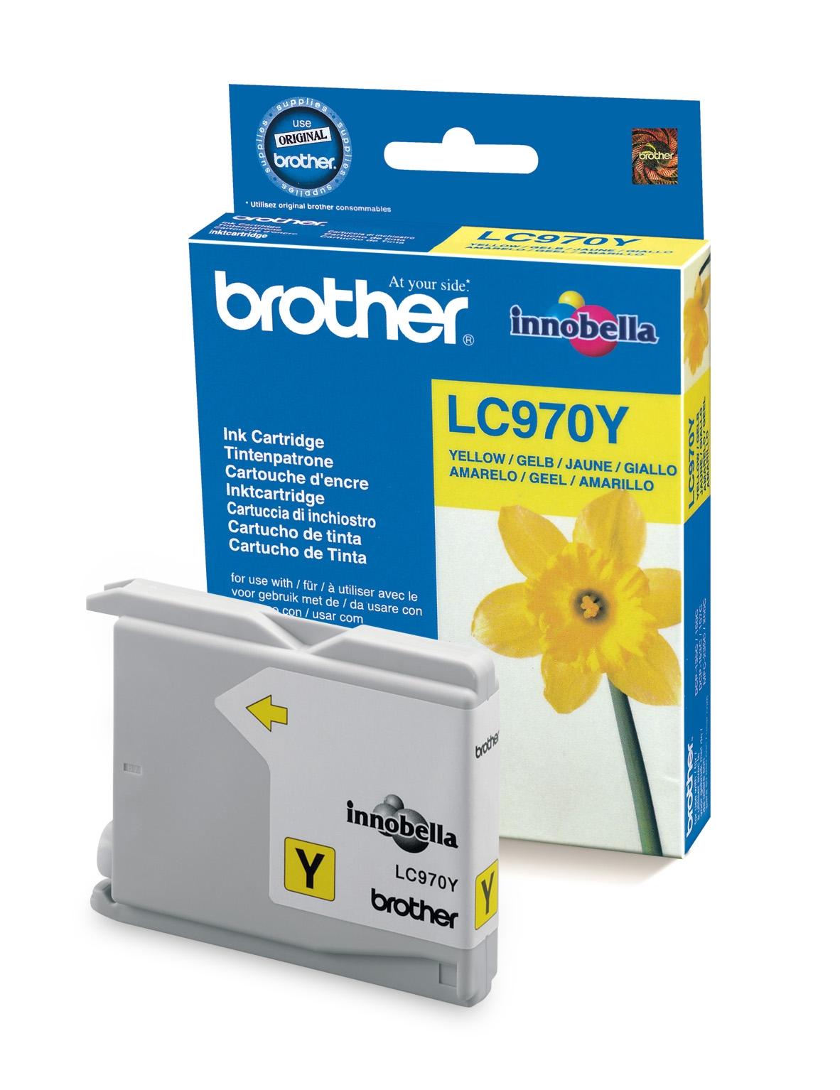 a16547 Brother LC970Y Geel (Tot 300 pagina's met 5% bedrukt) - Afbeelding 1