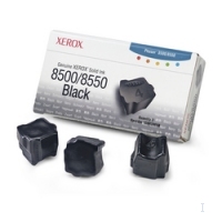 a17124 Xerox - CONSUMABLES (SOHO) INK CARTRIDGE BLACK SOLID 3PCS F/ PHASER 8500/8550 - Afbeelding 1
