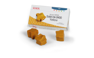 a17199 Xerox - CONSUMABLES (SOHO) 3 COLORSTICK YELLOW F/ PHASER 8400 3400SHT - Afbeelding 1