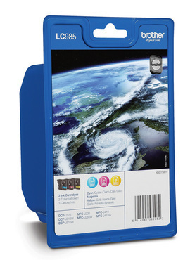 a25910 Brother LC985 RBWBP multi pack colours (tot 260 pagina's met 5% bedrukt) - Afbeelding 1