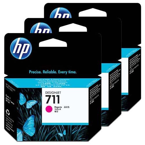 a32370 HP 3x 711 Magenta( bevat: 3x 29 ml) - Afbeelding 1