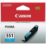 Canon CLI-551C Cyaan (tot 319 pagina's met 5% bedrukt)