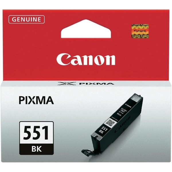 a32479 Canon CLI-551BK Zwart (tot 319 pagina's met 5% bedrukt) - Afbeelding 1