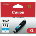 Canon CLI-551C XL Cyaan (tot 680 pagina's met 5 % bedrukt)