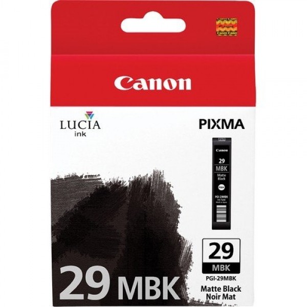 a32497 Canon PGI-29MBK Inktcartridge Mat zwart( tot 1925 10x15 foto's) - Afbeelding 1