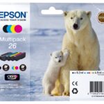 Epson 26 black en color (bevat 6.2 ml. 3x 4.5ml)