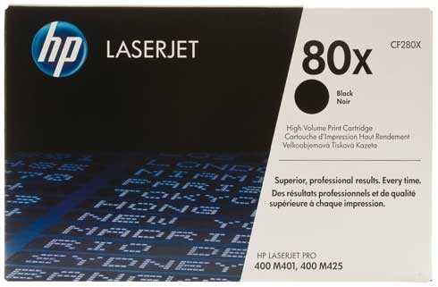 a35608 HP toner 80X black (tot 6.900 pagina's met 5% bedrukt) - Afbeelding 1