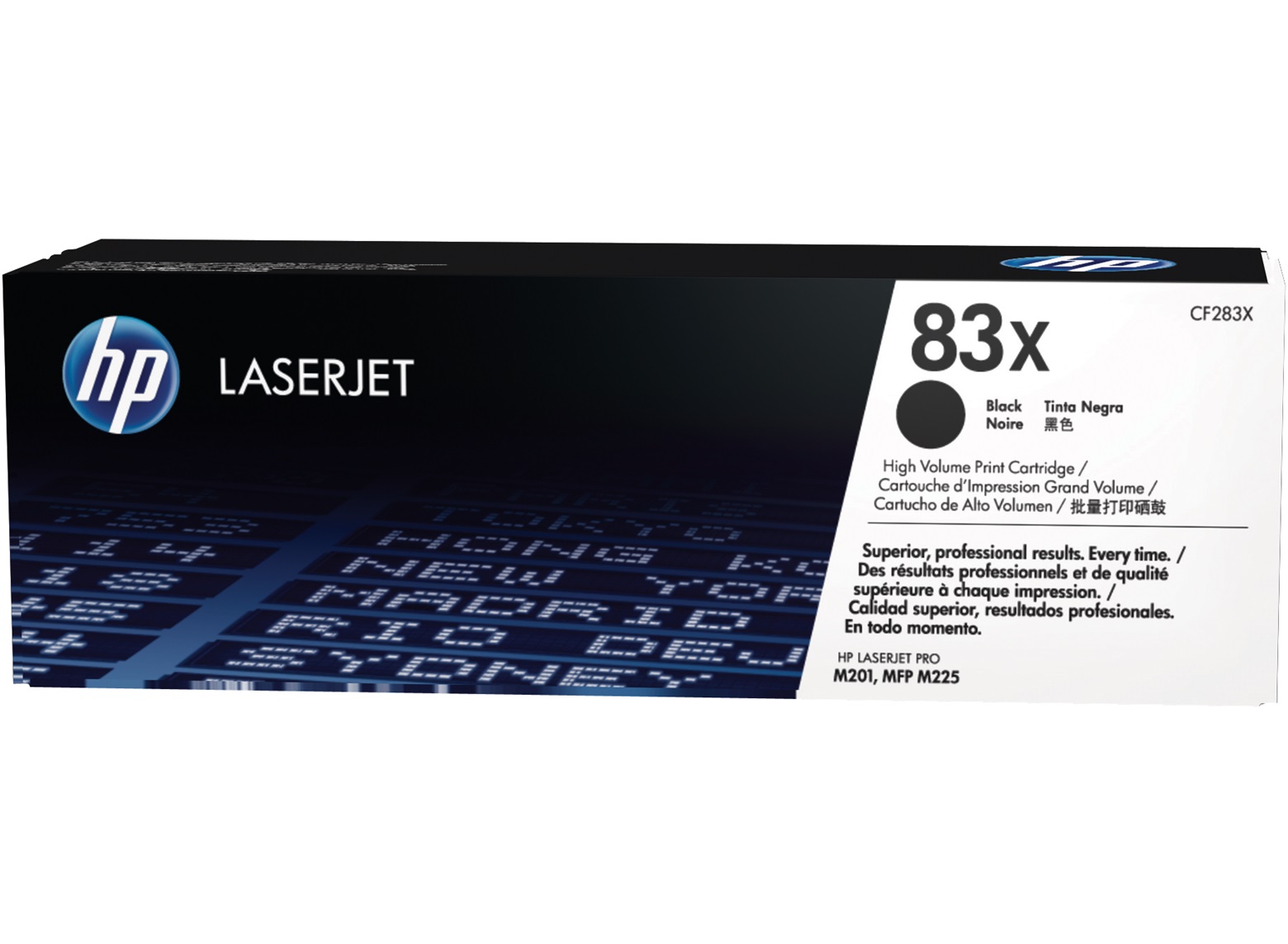 a38593 HP toner 83X black (tot 2.200 pagina's met 5% bedrukt) - Afbeelding 1