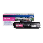 Brother TN329M Magenta (tot 6.000 pagina's met 5% bedrukt)