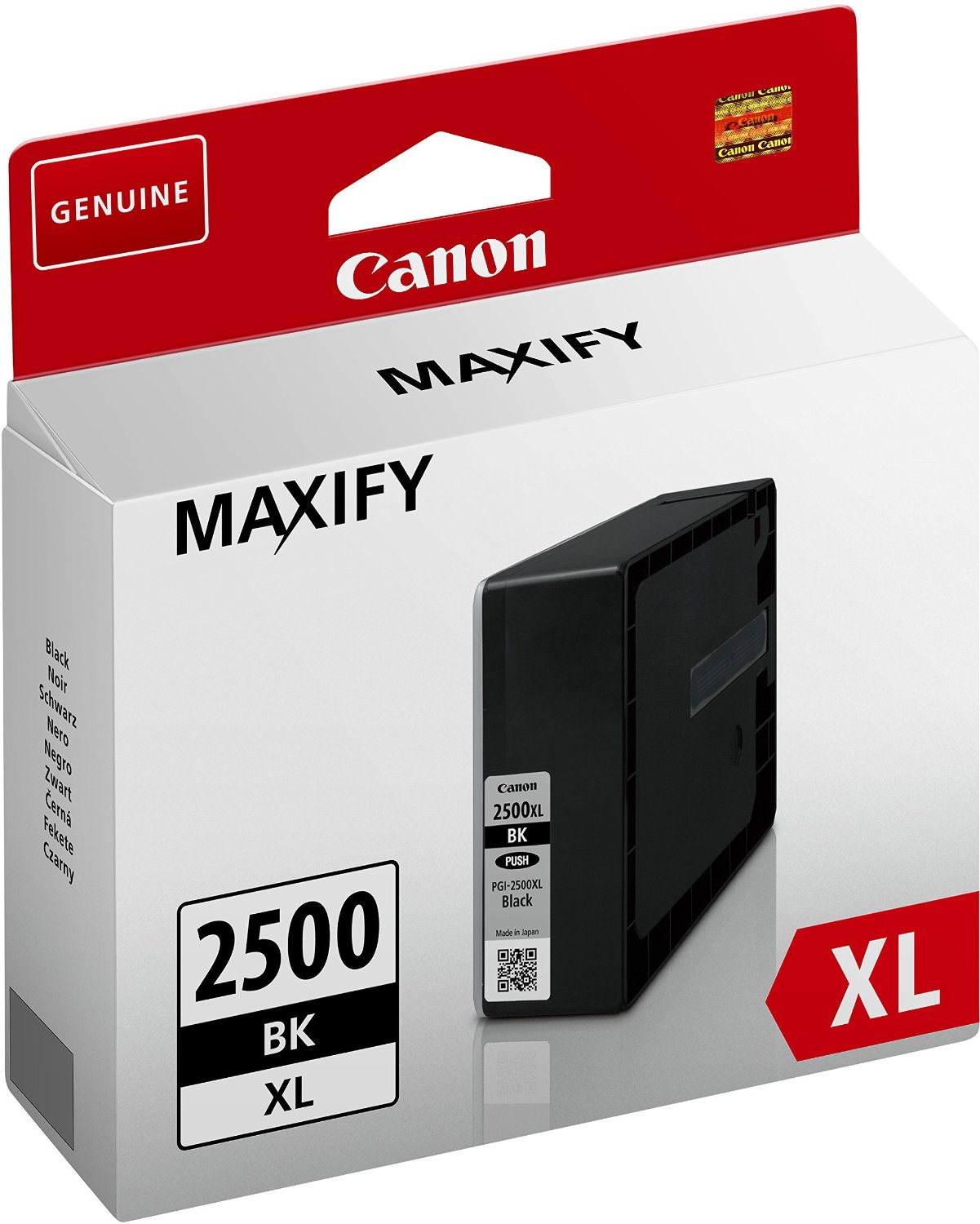 a38686 Canon PGI-2500XL black (70.9 ml tot 2.500 pagina's met 5% bedrukt) - Afbeelding 1