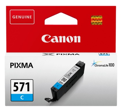 a43392 Canon CLI-571C cyaan (tot 345 pagina's met 5% bedrukt) - Afbeelding 1