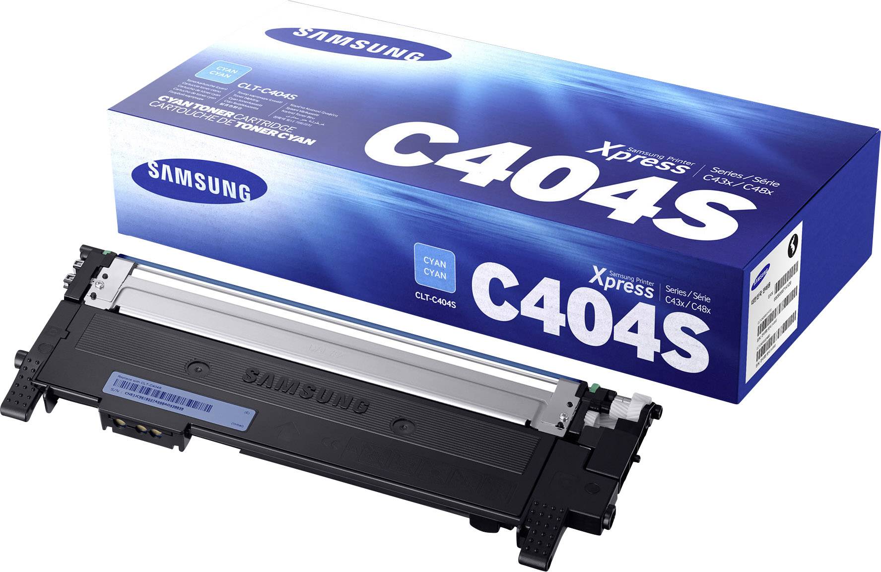 a45308 Samsung toner CLT-C404S cyaan (tot 1.000 pagina's bij 5% bedrukt) - Afbeelding 1