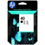HP 40 black (tot 1120 pagina's met 5% bedrukt)