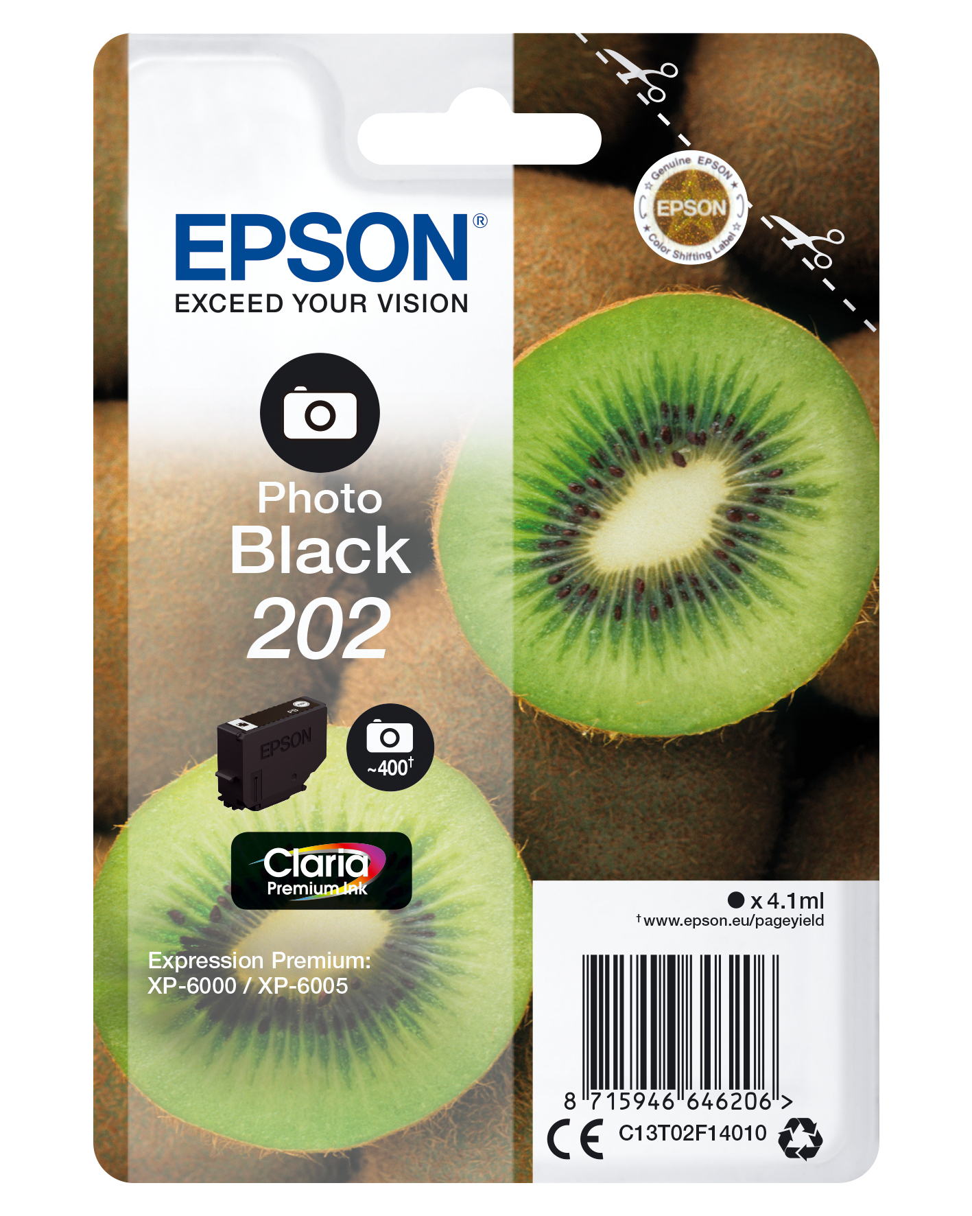 a47834 Epson 202 photo black (tot 400 pagina's met 5% bedrukt) - Afbeelding 1