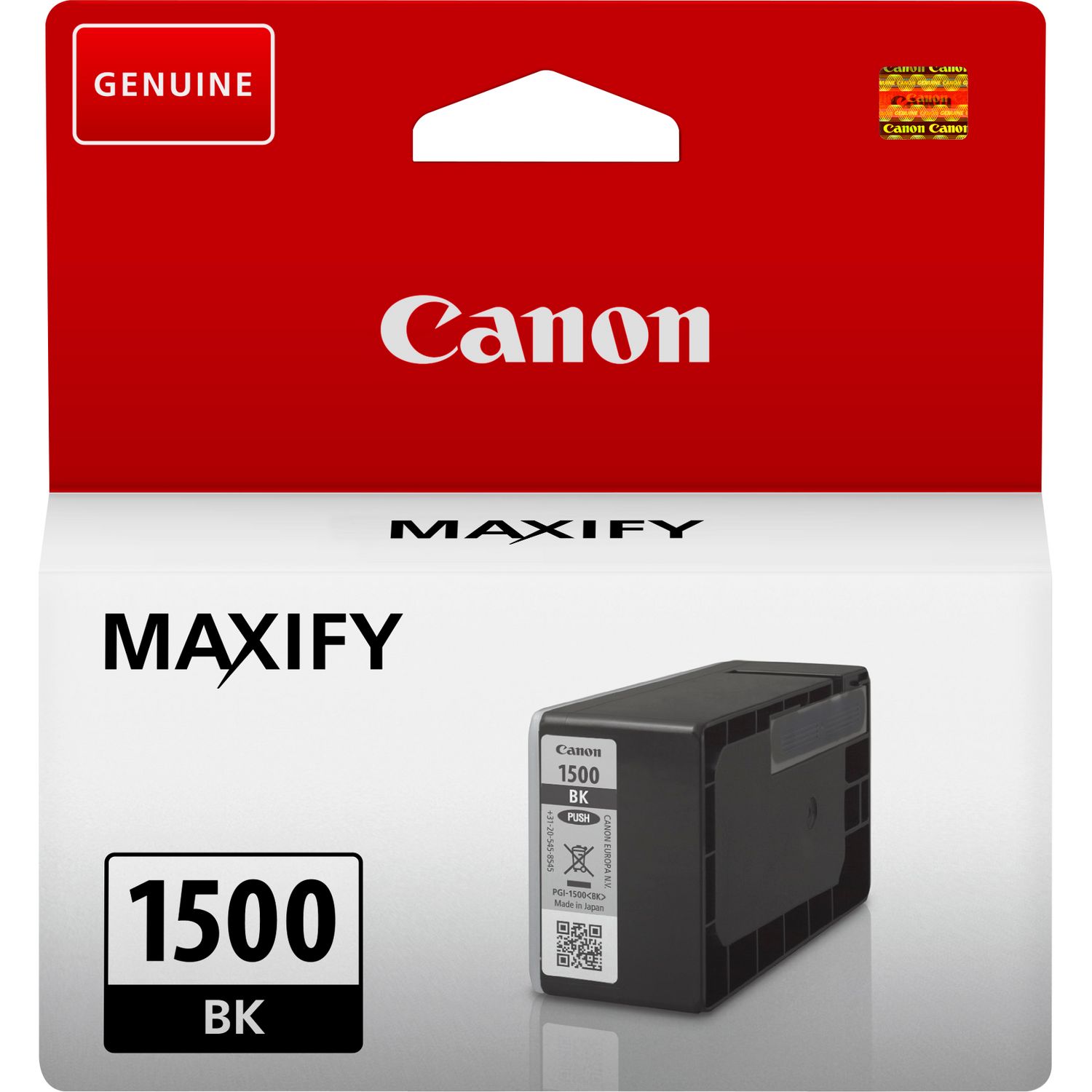 a47884 Canon PGI-1500BK black (12.4ml) - Afbeelding 1