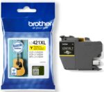 Brother LC-421XLY yellow (tot 500 pagina's met 5% bedrukt)