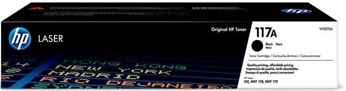 a55408 HP 117A zwart (tot 1.000 pagina's met 5% bedrukt) - Afbeelding 1