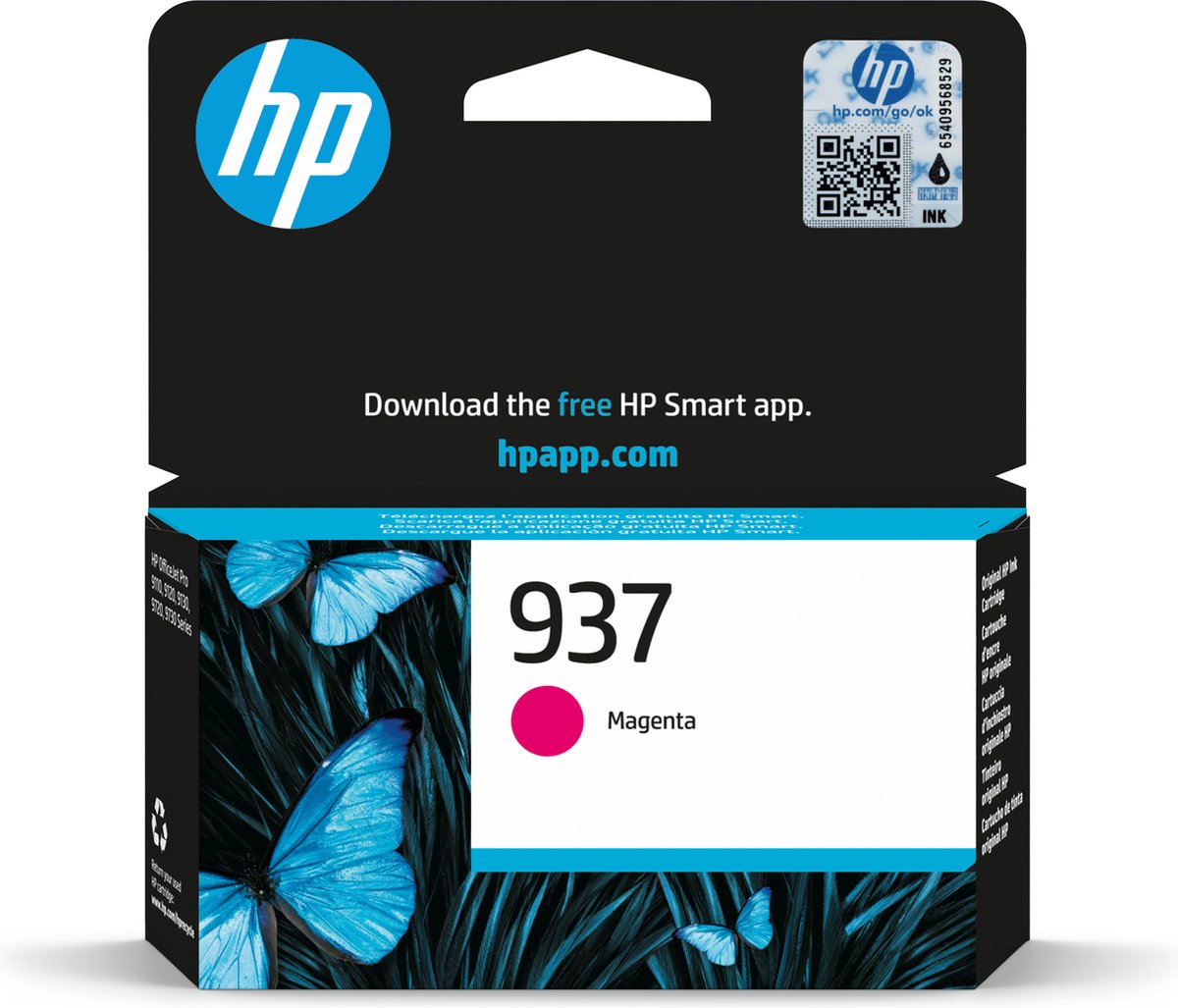 a58026 Hp No.937 Magenta 800 pagina`s (Origineel) - Afbeelding 1