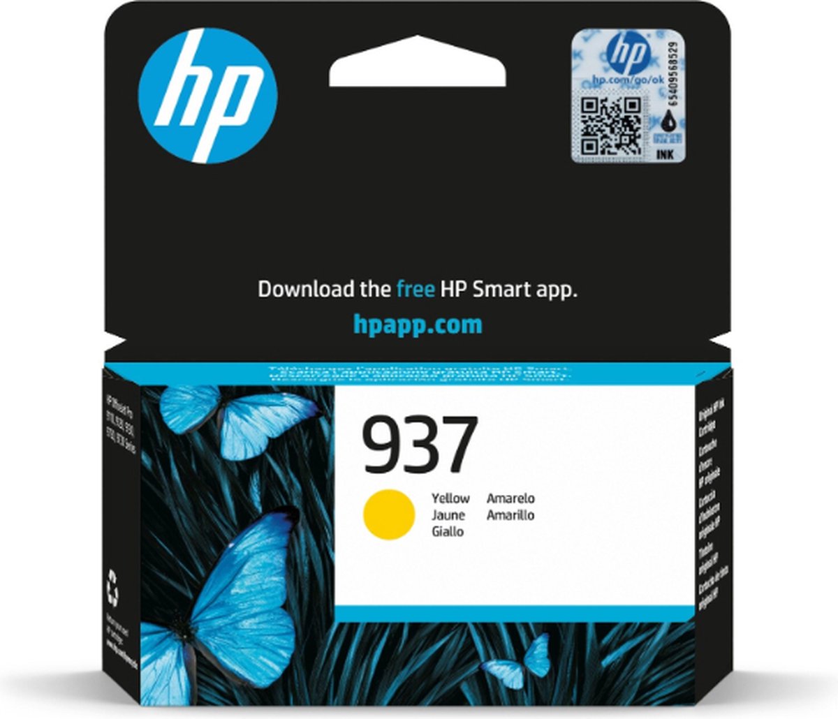 a58029 Hp No.937 Geel 800 pagina`s (Origineel) - Afbeelding 1