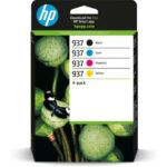 HP No.937 4-Pack C.M.Y.K 3.850 pagina`s (Origineel