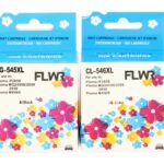 FLWR Canon PG-545X  &  PG-545X zwart (320 pagina's zwart/ 370 pagina's kleur)    (Combinatiepakket Canon MG255x Huismerk (remanufactured))