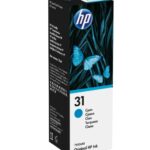 HP 31 Inktfles cyaan / blauw